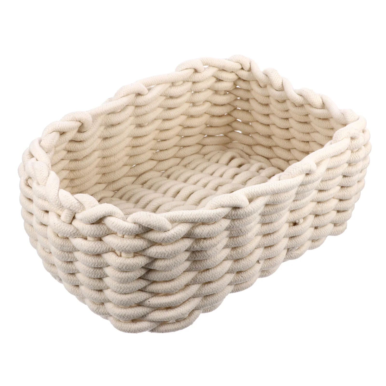 

Cotton Storage Large Capacity Tabletop Organizer Home Decor Sundries Basket Bin Multifunctional Storage Basket For Snacks