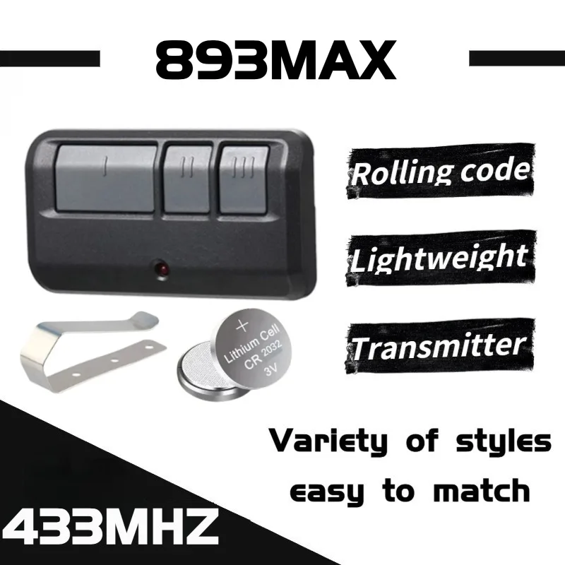 

LiftMaster 893MAX Sears Craftsman 890MAX Garage Door Remote Control Key Handheld Switch Transmitter