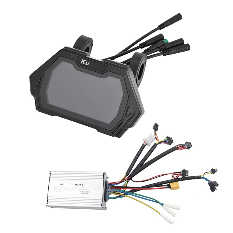 48V 25A Controller+LCD Display Dashboard For KUGOO Kukirin M5 Pro/G2 Max/G3 Electric Scooter 4PIN TMF13 Digital Meter