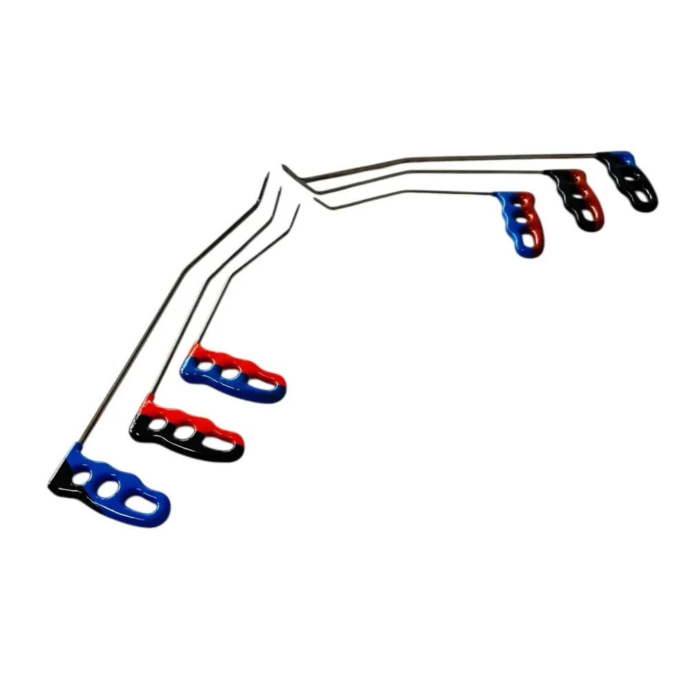 

Набор инструментов Sylvora Edition из 6 предметов: двойные изогнутые стержни с острым концом для беспокрасочного удаления вмятин (PDR), из белой пружинной стали