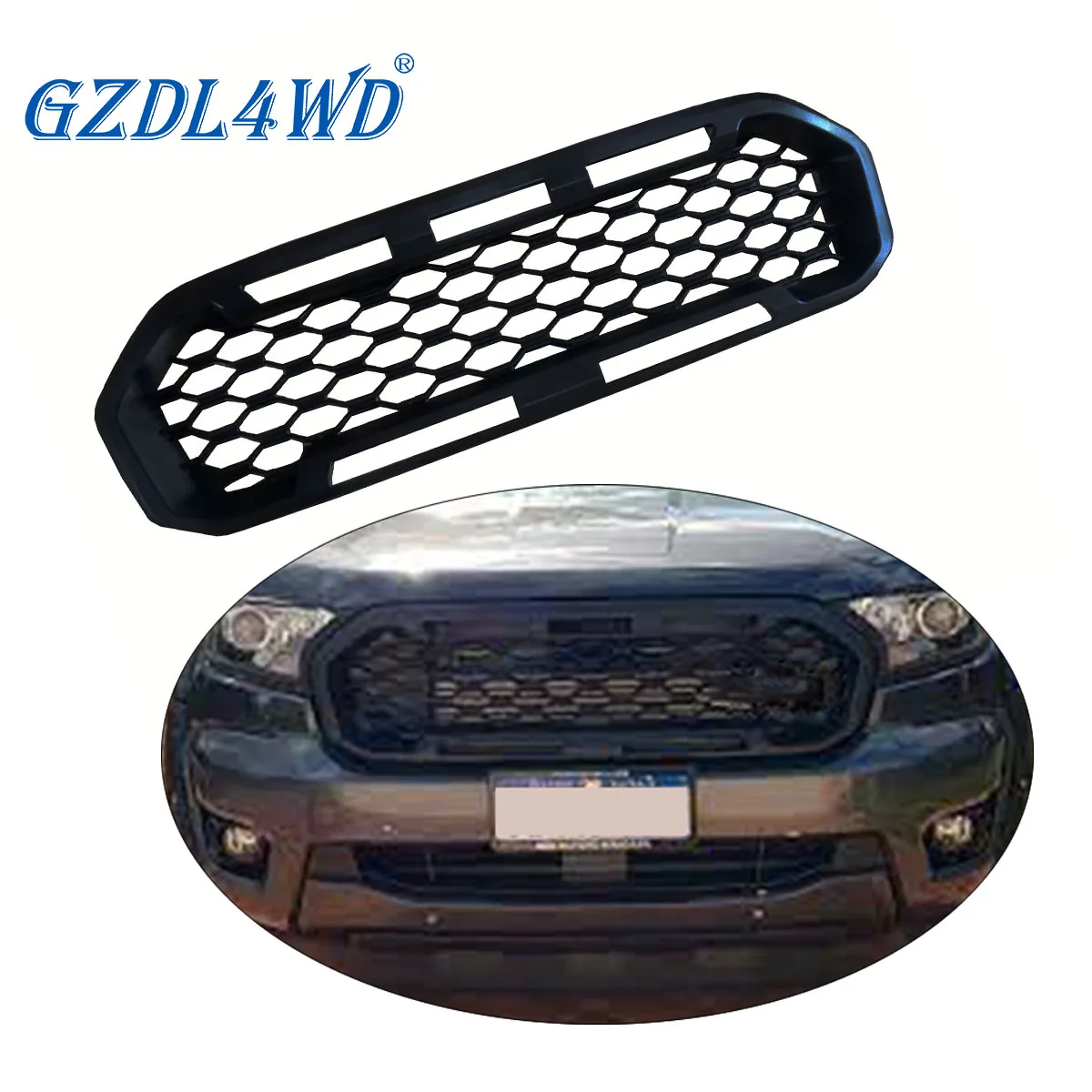 Front bumper Grille front grill for Ranger 2018 T8 XLT LARIAT XL