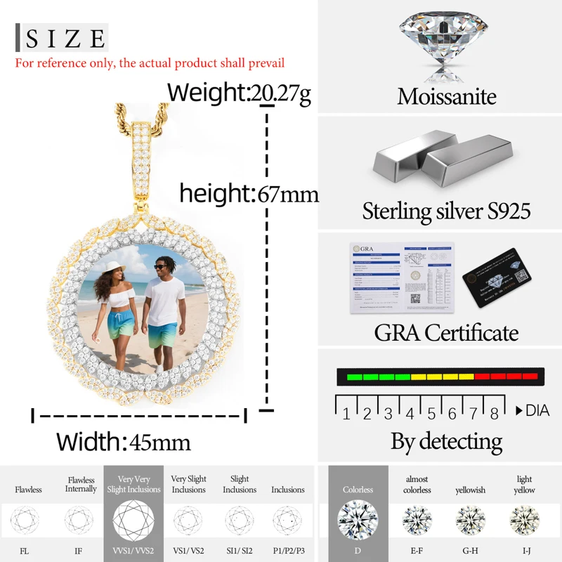 القمح رئيس ميداليات مخصصة صور قلادة للرجال الهيب هوب مجوهرات مثلج خارج قلادة مخصصة محفورة اسم الذاكرة هدية
