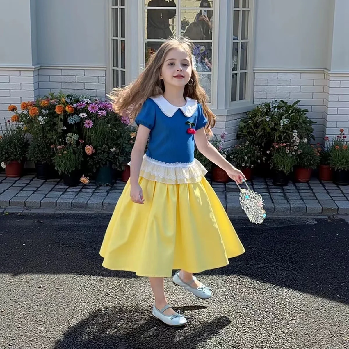 

Baby Girls Dress Baby Princess Dress Toddler Summer Vocation Dress Kids Casual Fashion Dresses Child A-Line Sundress Size 2-11Y