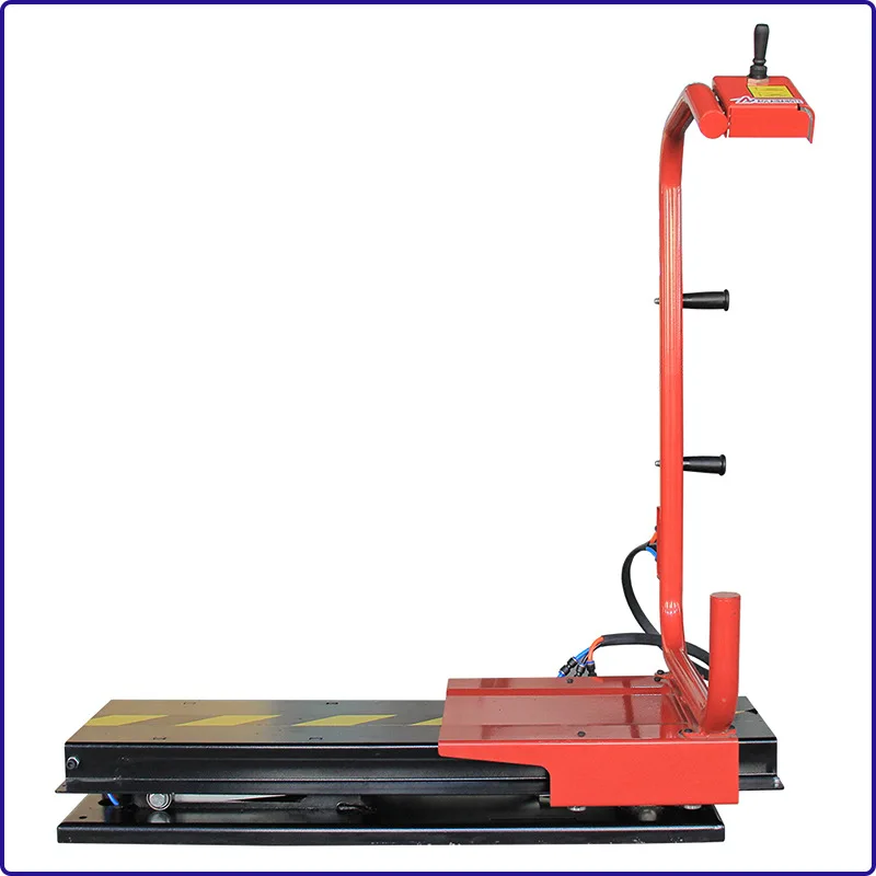 Pneumatic Tyre Wheel Lifter Wheel Moving Carrying Device For Wheel Balancer Universal Air Operation Special Tire Lifting Machine
