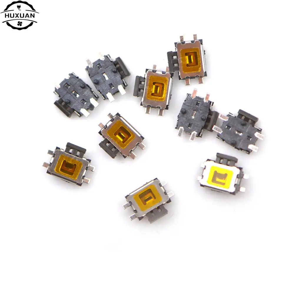 10 Pieces YD-3414 4Pin SMT SMD Side Tact Tactile Push Button Switch Mount rated load DC 12V 0.5A Wholesale