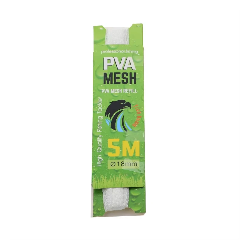 5M Mesh Wateroplosbare Vissen Nest 18/25/37/44Mm Milieu Karpervissen Feeder Europese vissen Accessoires