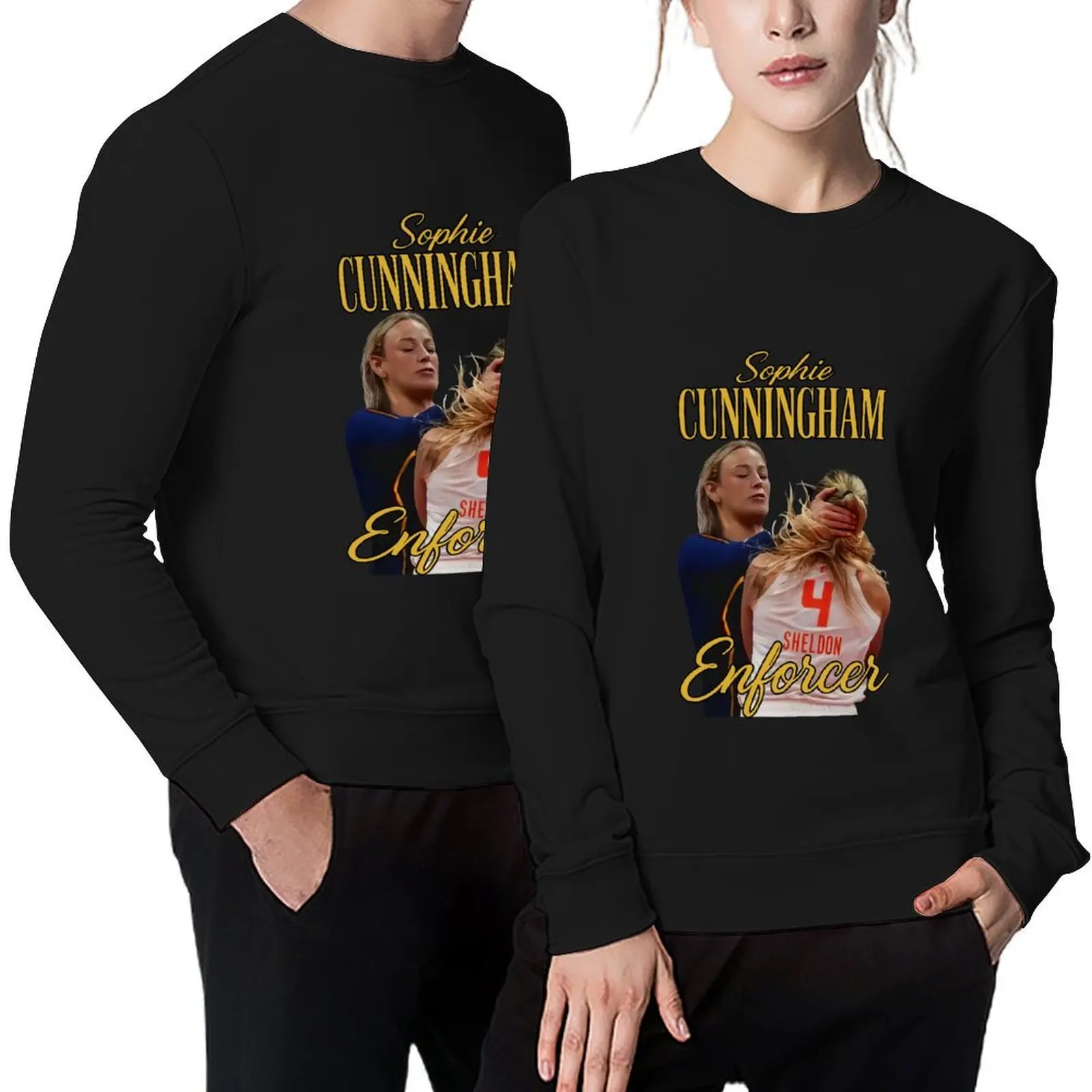 

Indiana Fever Sophie Cunningham, Sophie Cunningham The Enforcer Indiana Pullover mens clothes sweatshirts men