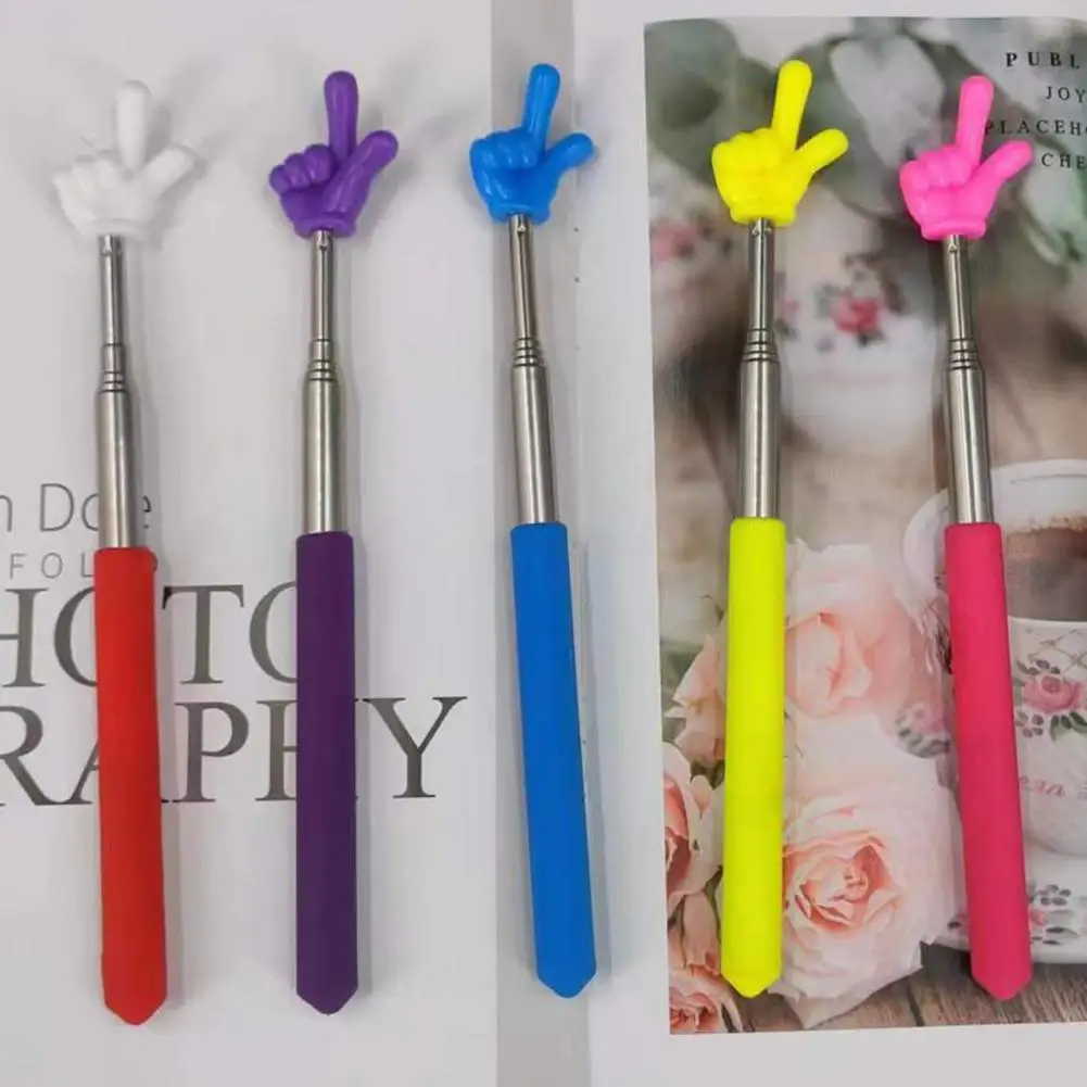 21cm Finger Pointer Stick Professional Telescopic Teachers Point Handheld Pointer Stick Retractable For School Classroom Teacher
