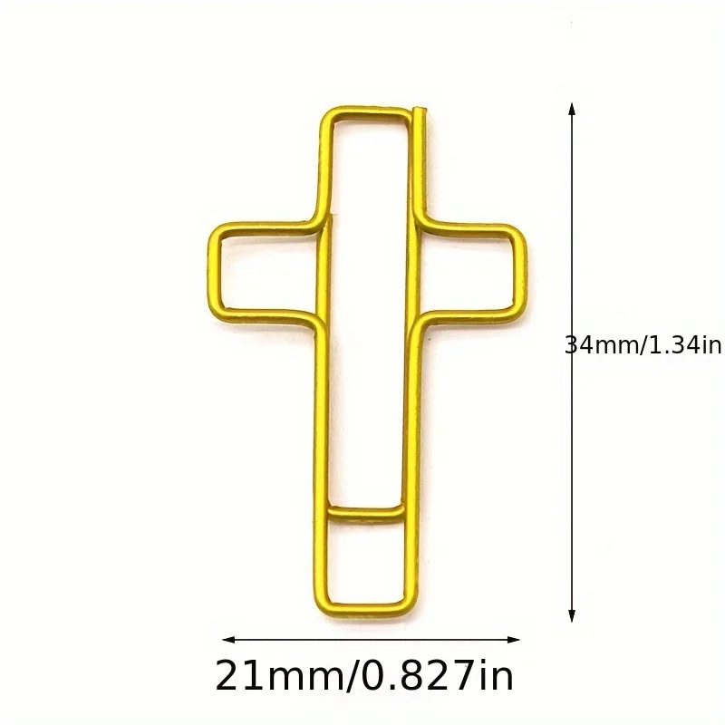 20 قطعة من مشابك الورق المعدنية المتقاطعة بألوان متنوعة، مجلد الإشارات المرجعية الإبداعية الإشارات المرجعية المكتبية المتينة ومنظمات المستندات