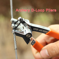 Archery D-Loop Pliers Compound Bow String D Ring Rope Adjustment Fixing Tool Shooting Accessories