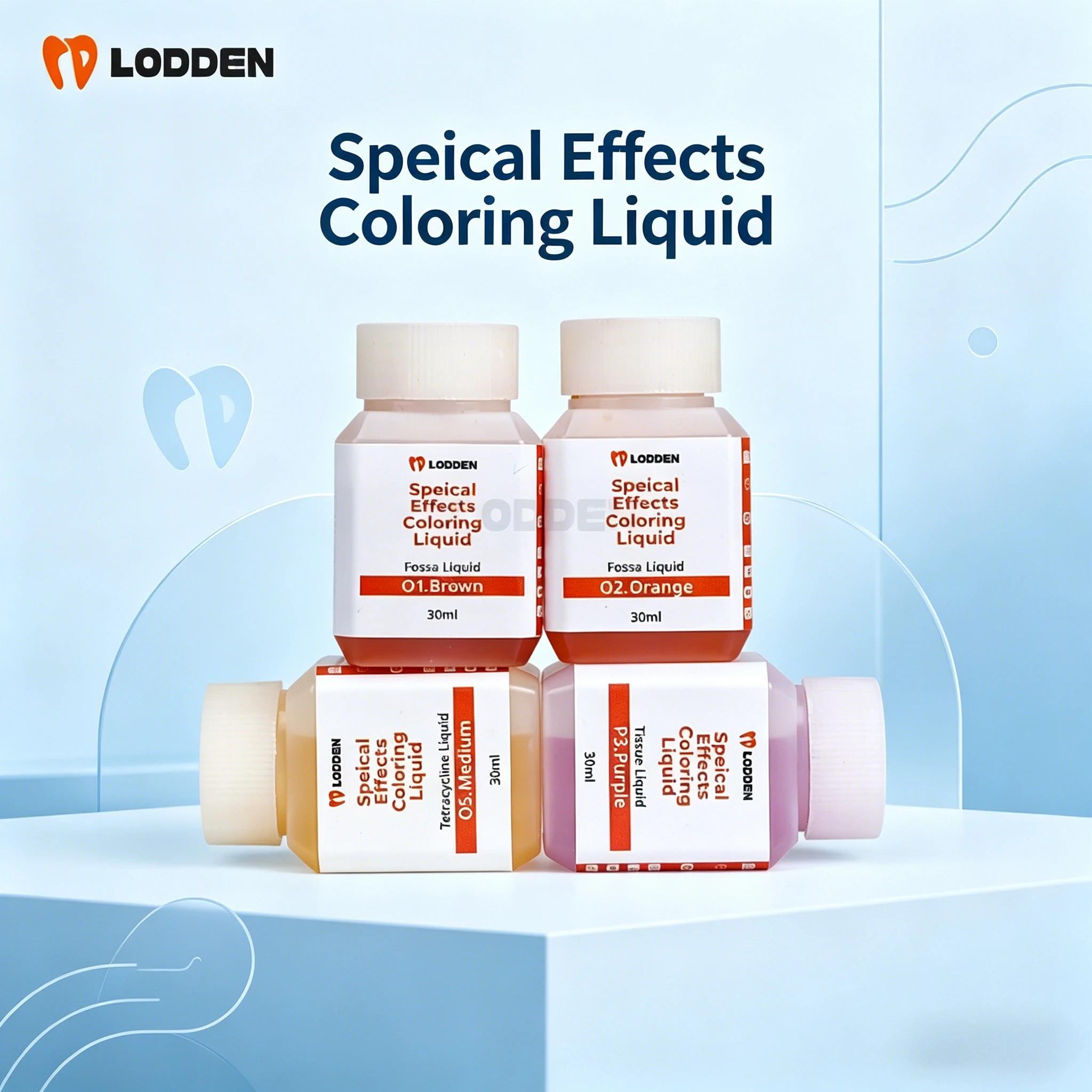 Dental Zirconia Coloring Liquid Special Staining Solution for Ceramic Restoration Zirconia Block Dye Agent Dental Lab Materials