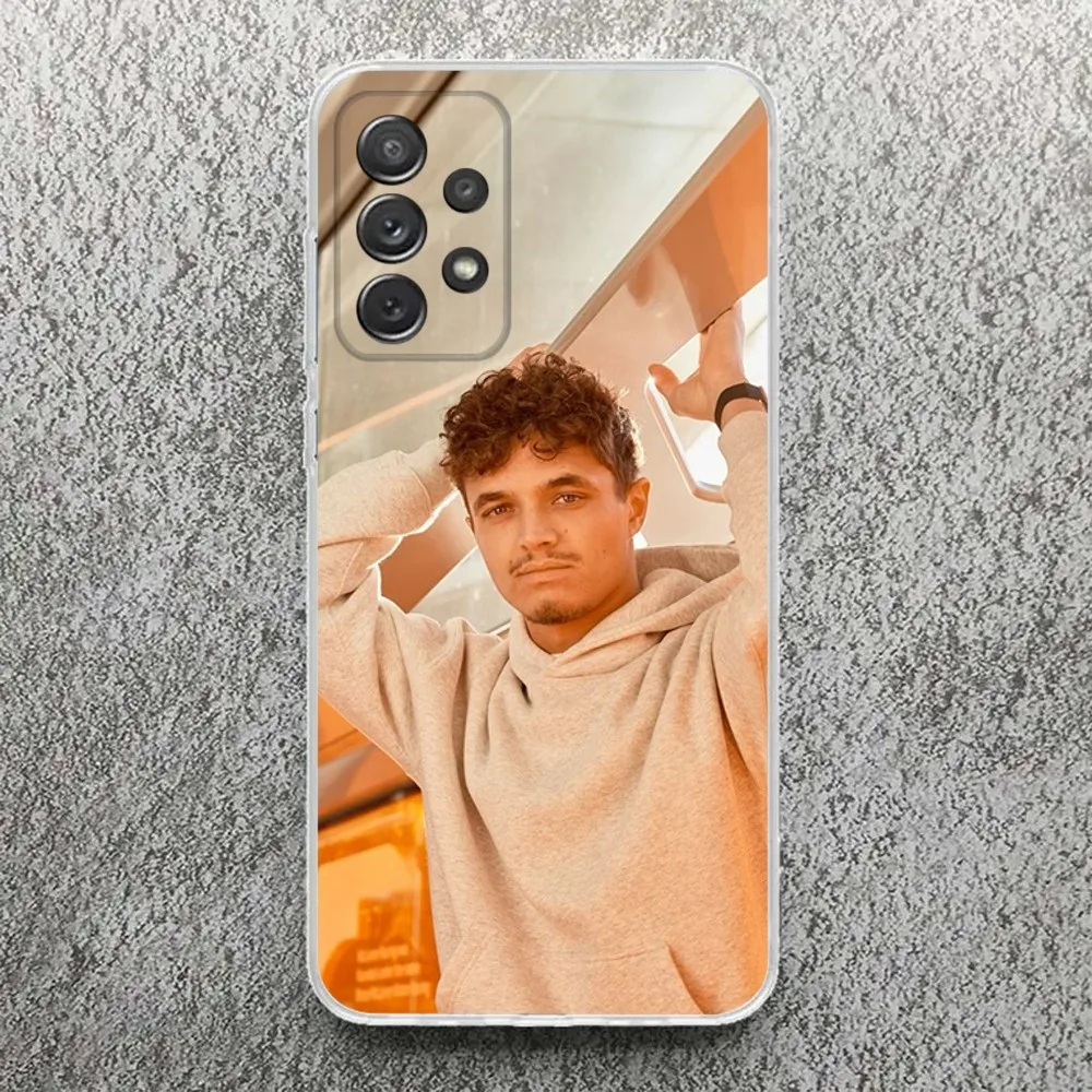 F1 Formula 1 Lando Norris Phone Case For Samsung,Galaxy,S20,S21,S22,S23,Fe,Lite,Plus,Ultra Note Shell