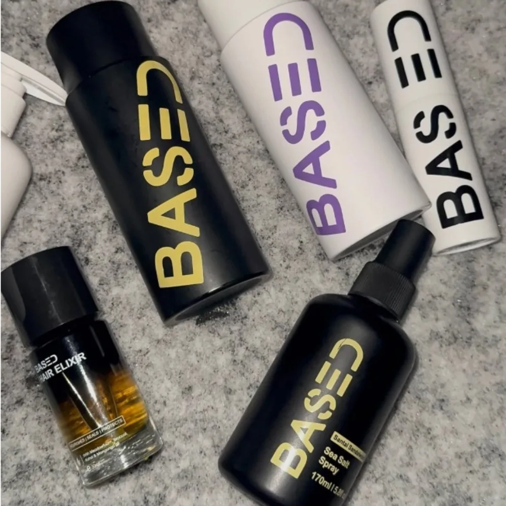 BASED Hair Texture Powder/Sea Salt Spray/Sandalwood Conditioner/Hair Waxes/Sea Salt Curling Spray For Volume Textured Hairstyle