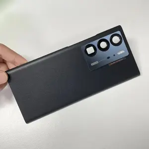 Bilashmart Rear Housing ZTE Axon 40 Ultra A2023P 6.8 Glass Back Cover Repair Replace Phone Battery Case With Camera Lens