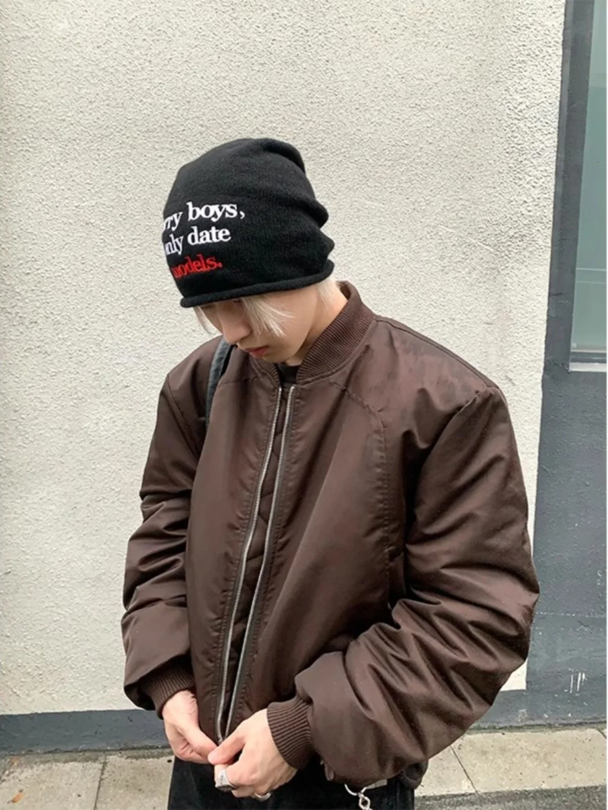 

Мужская зимняя теплая хлопковая куртка-бомбер в американском стиле, свободного кроя, с широкими карманами, из хлопка Оксфорд, для бейсбола и активного отдыха