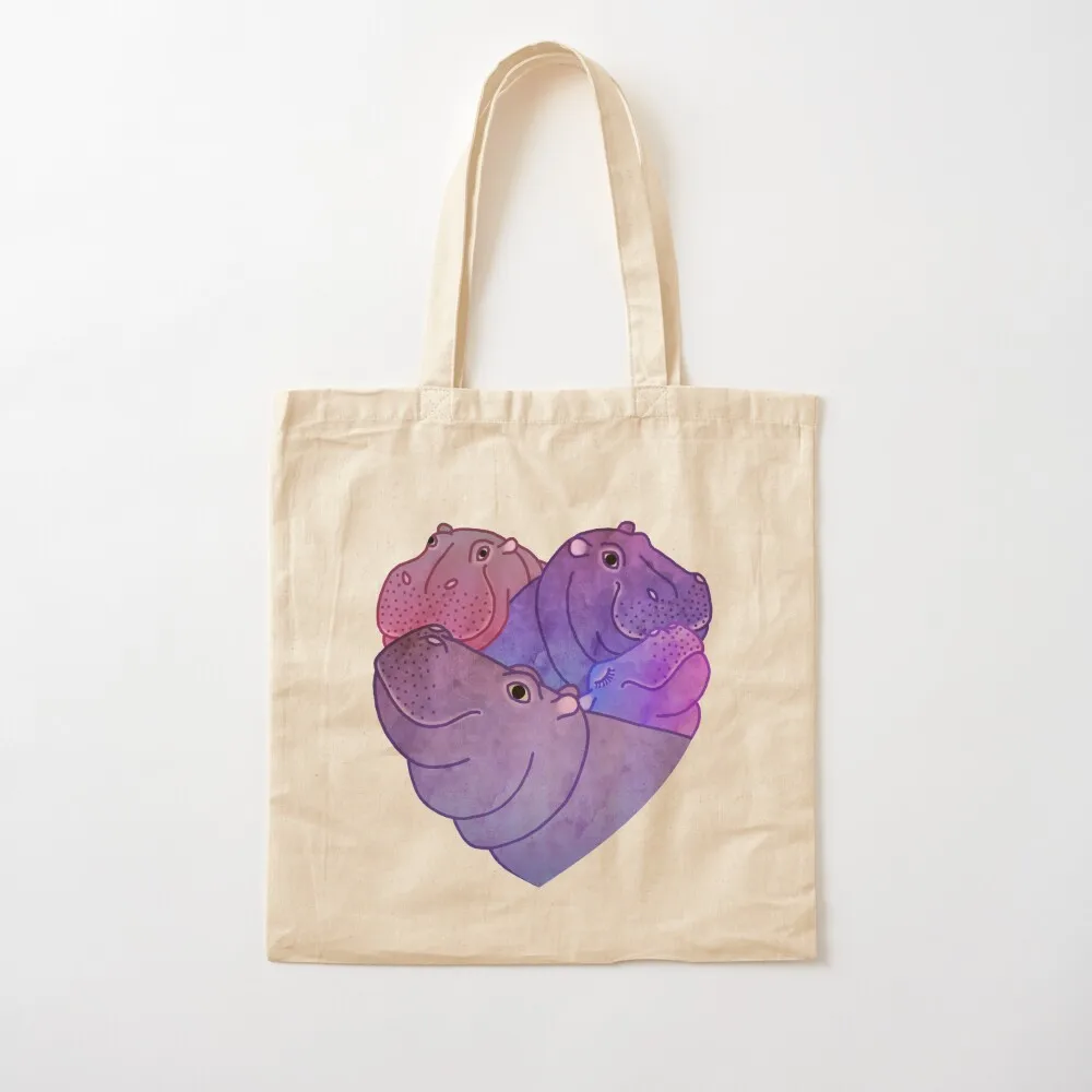 

Heart Hippos Tote Bag