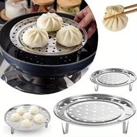 Premium Stainless Steel Steamer Rack with Detachable Legs Universal Round Steam Basket for Instant Pot Pressure Cooker Stockpot