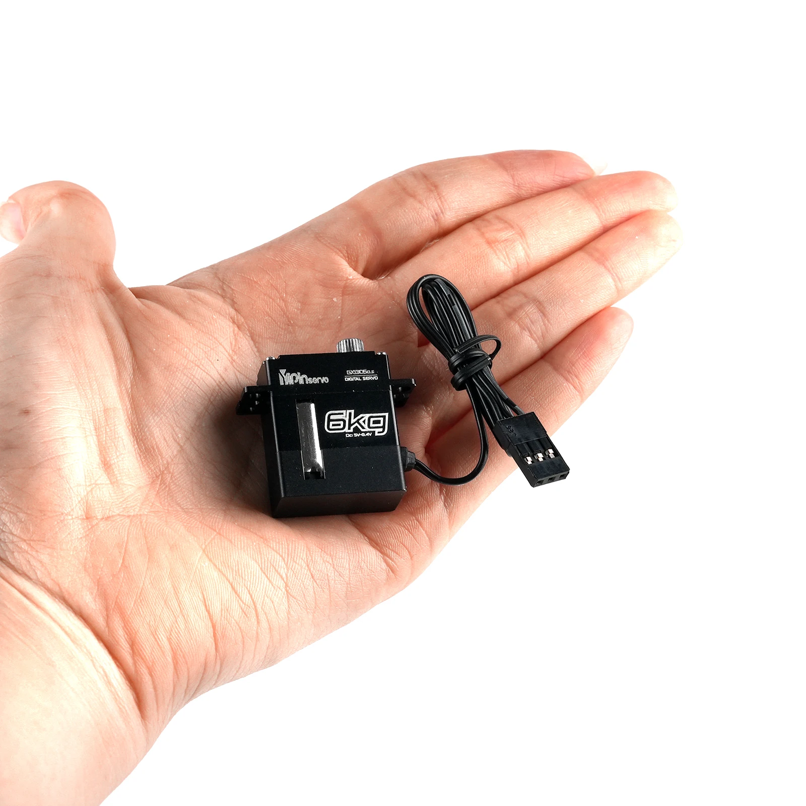 6kg gx1305cls servo digital motor sem núcleo ângulo de 180/270 graus controlável engrenagem de metal micro servo peças diy para carro/robô