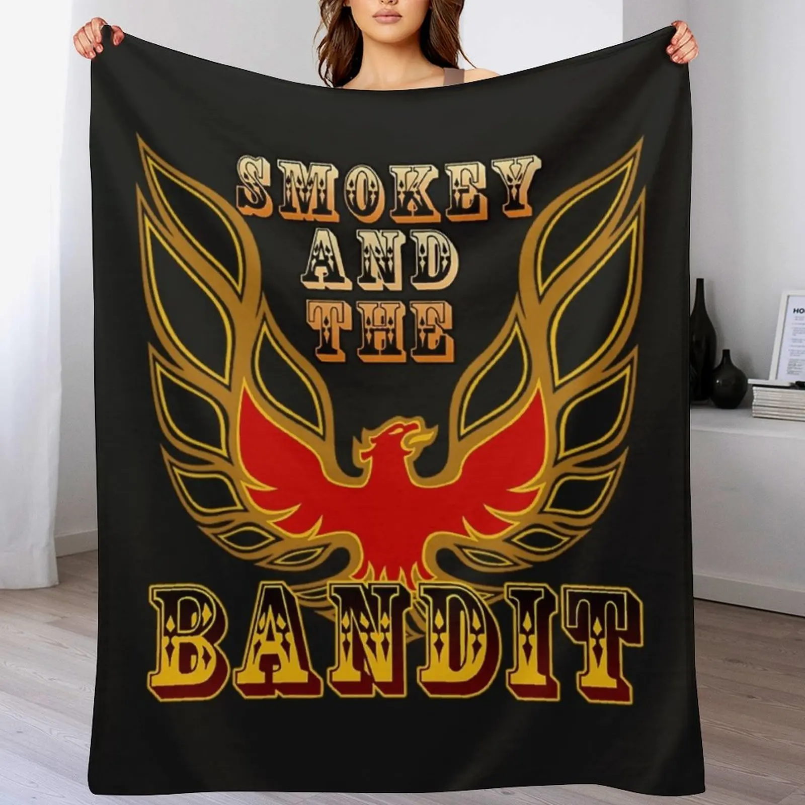 

Smokey And The Bandit T-ShirtSmokey And The Bandit Vintage Throw Blanket Decoratives Retros Weighted Blankets