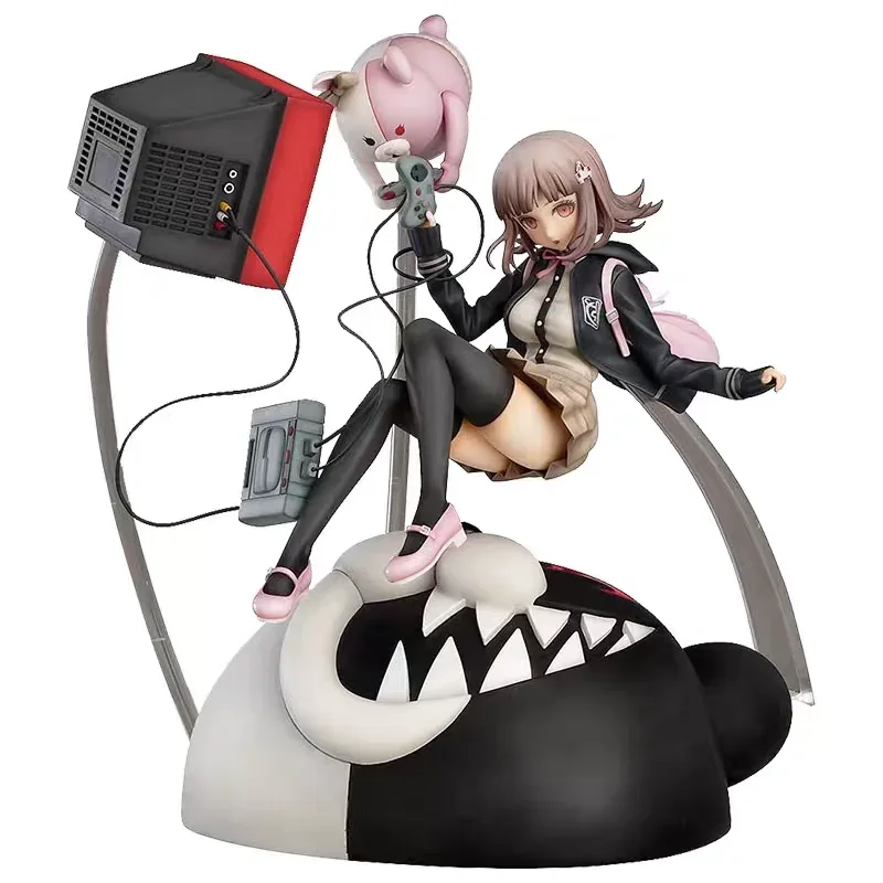 

In Stock Original 1/8 Phat! Danganronpa 2 Goodbye Despair Nanami ChiaKi 21cm Action Anime Figure Model Toys Collection Doll Gift