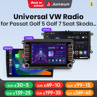 Junsun 7 9 10 Inch Universal Car Radio for Volkswagen VW Passat B6 B7 T5 Tiguan Touran GOLF POLO Wireless CarPlay Android Auto