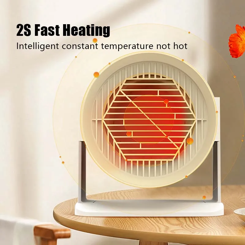 Xiaomi Intelligent Thermostat Heater Quick Heat Shaking Head Mute Household Desktop Mini Heating Machines Overheating Protection