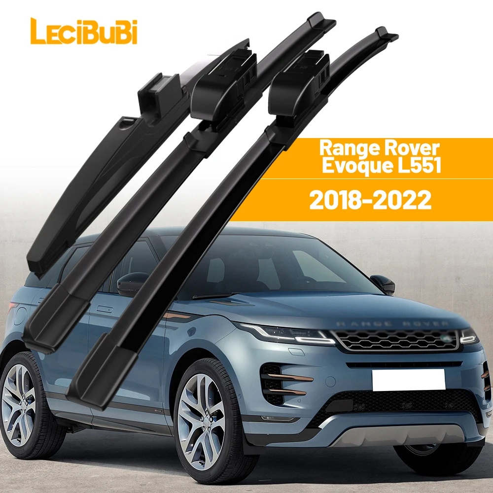 Für Land Rover Range Rover Evoque L551 2018-2022 1set Vorne und Hinten Scheibenwischerblätter Scheibenwischer 2019 2020 2021