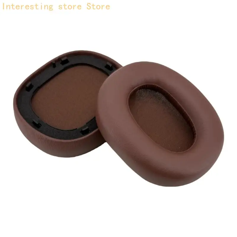Ersatzpaar für Arbeits- und Lernkissen, Over-Ear-Kontakthülle mit Proteinleder-Finish für SPACE Everyday Desk Wear 55KC – Detail 5