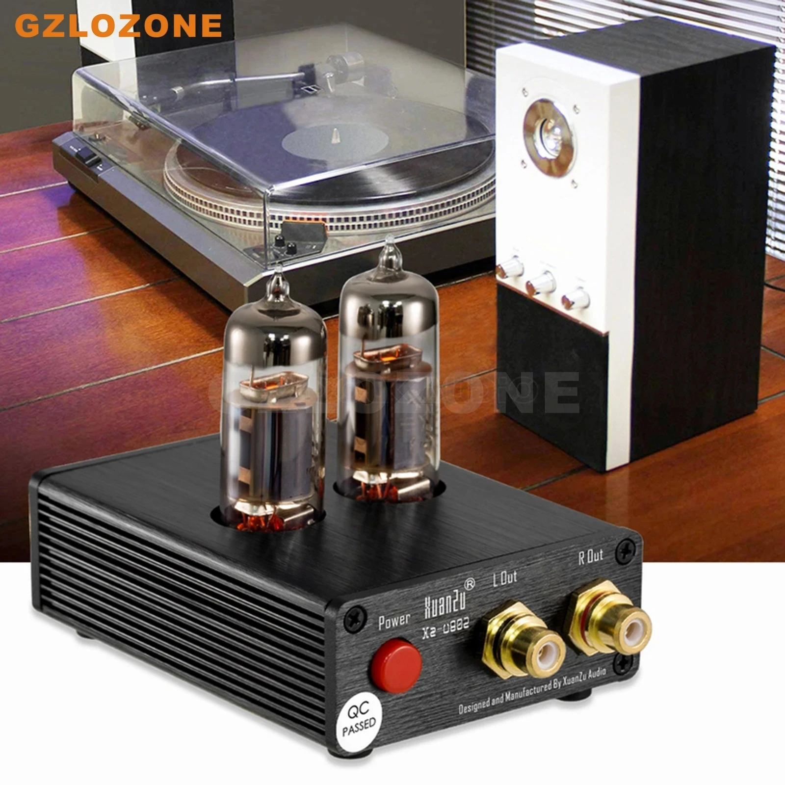 XZ-U802 HIFI 6 j5 tubo MM tipo Phono amplificatore puro classe A LP preamplificatore fonografo in vinile