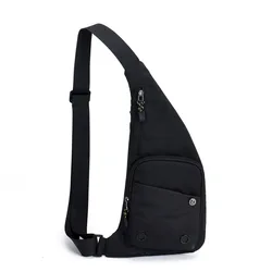 Men‘s New Trendy Casual Shoulder Bag Leisure Travel Sports Outdoor Pack Messenger Crossbody Sling Chest Bag Pack For Male Female