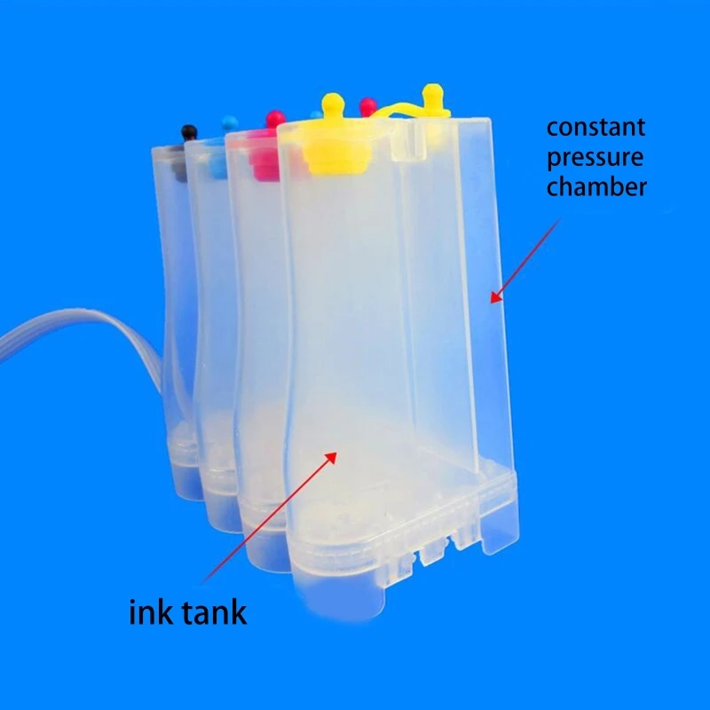 1 Set forCANON Ink Cartridges Continuous Ink Supply System Modified and Connected To External Ink Bottles Connection DIY