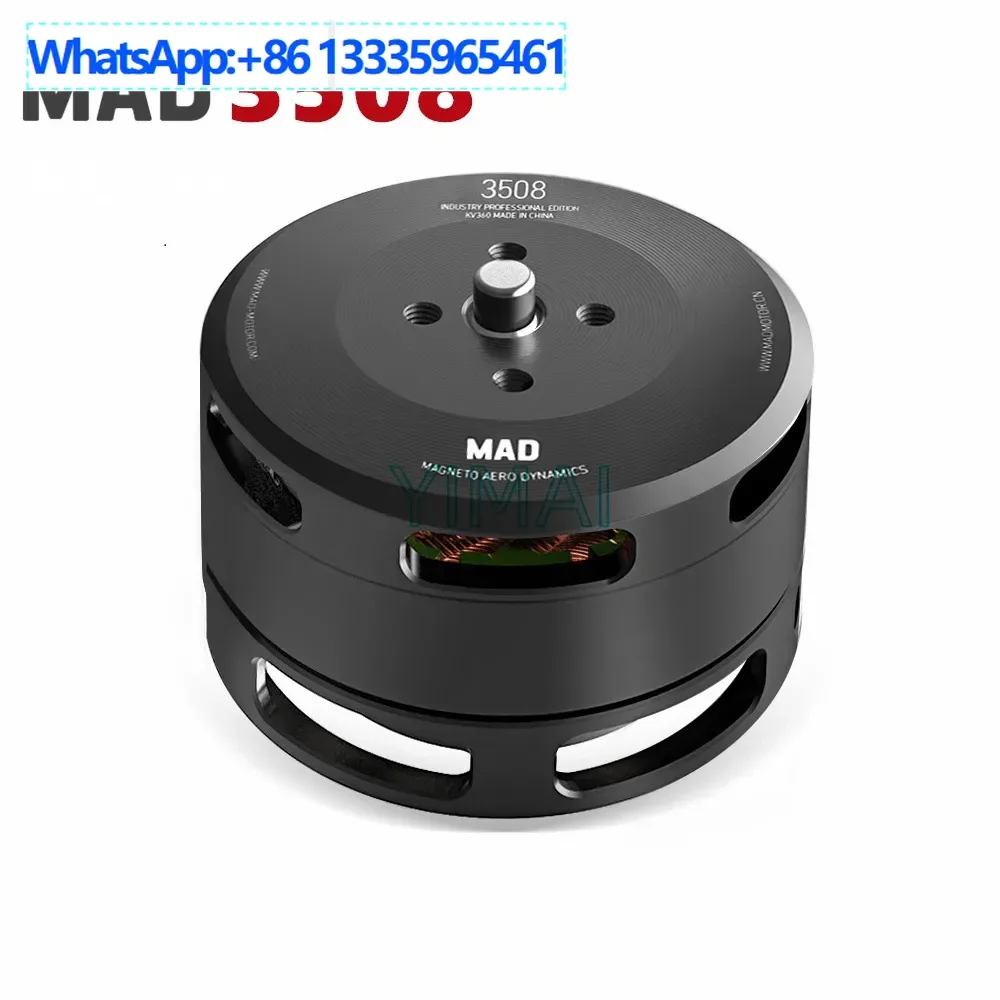

2Pcs MAD High Efficiency Lightweight Multi-axis Multi-rotor Motor External Rotor Three-Phase DC Brushless Motor Long Hanging 350