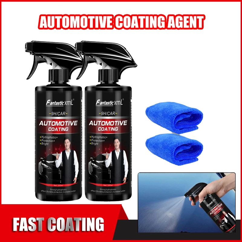 Car Detailing 9H Ceramic Coating Nano Glass Coating Crystal Crystal Hydrophobic Coating Waterproof Polishing Agent 9H Hardness