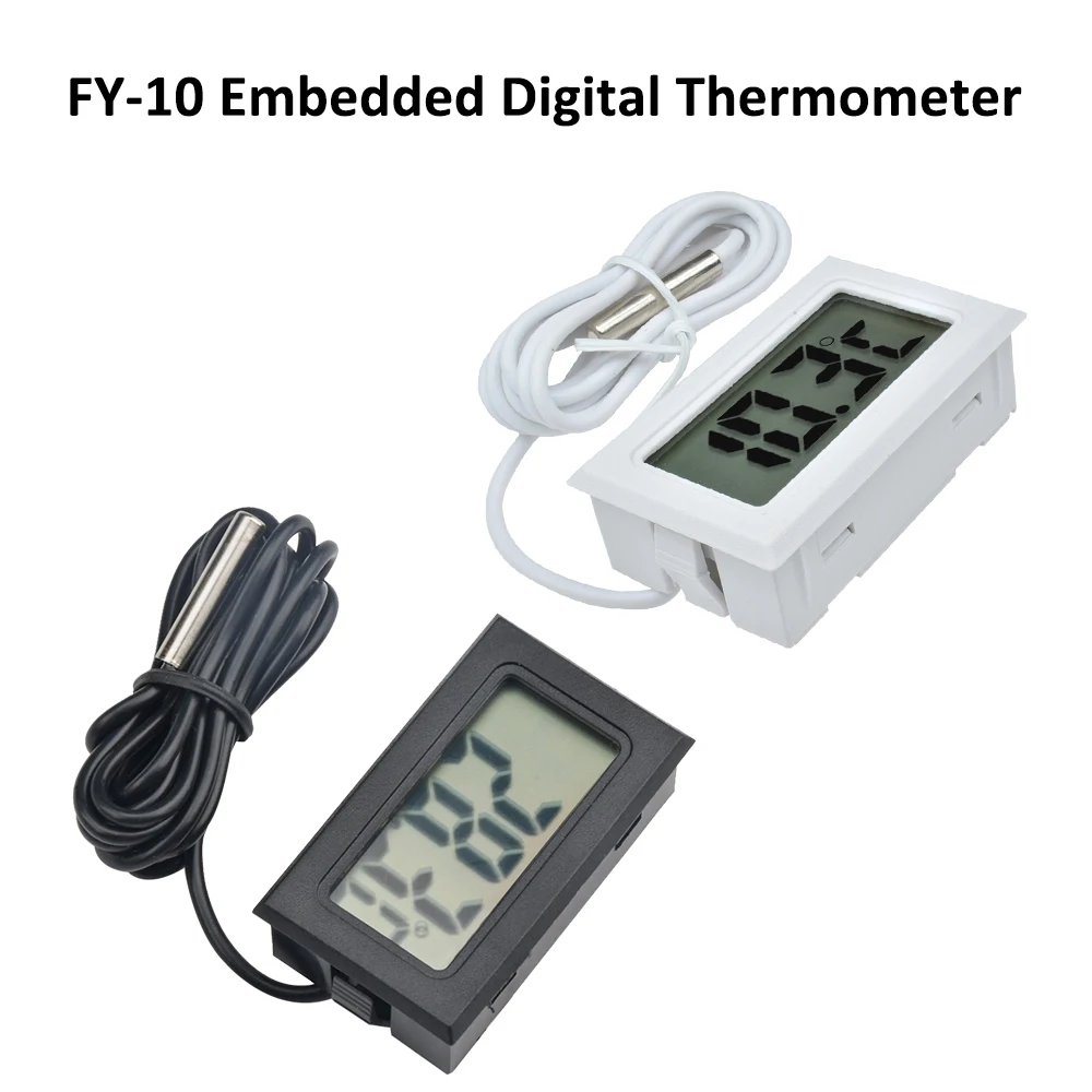 -20 ~110 ℃ Digital LCD Thermometer Temperature Test Detect Monitor with External Probe for Fridge Freezer Refrigerator Aquarium