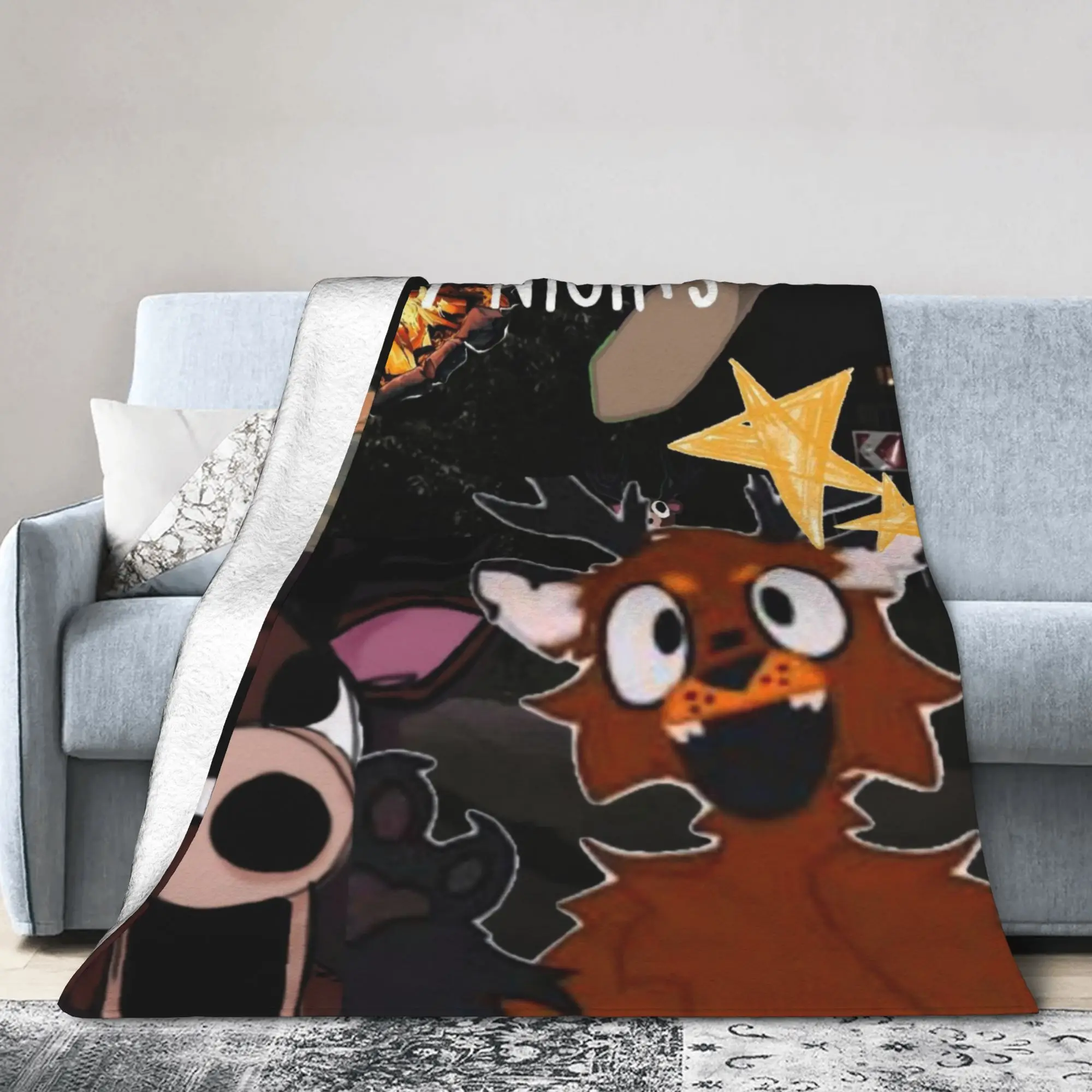 

99 Nights in the Forest The Deer Blanket Velvet Textile Decor Horror Game Multifunction Ultra-Soft Throw Blankets for Home