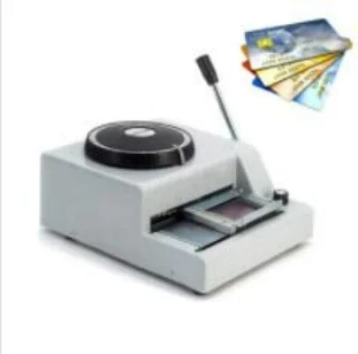 High quality manual 72 word code Pvc card embossing machine plastic credit ID board code embossing machine