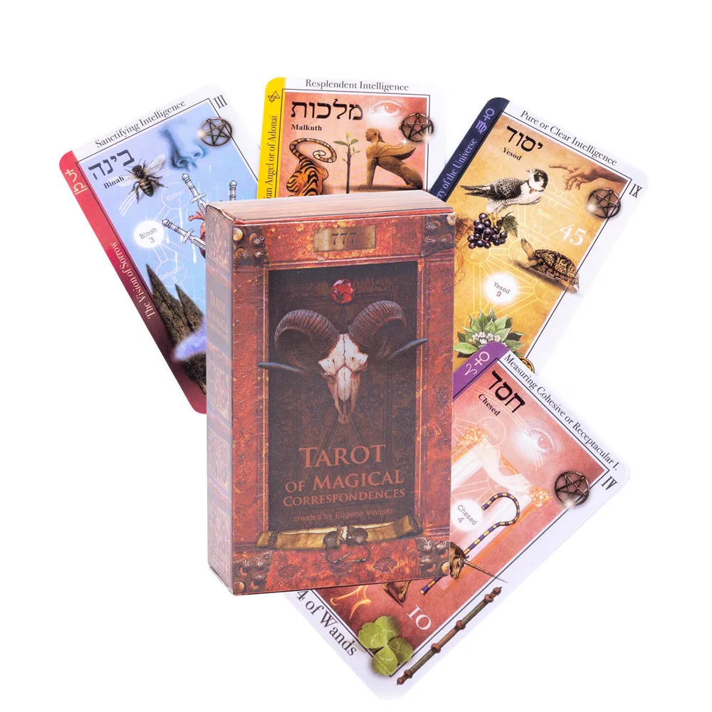 

Magical Oracle Tarot Cards Deck English Version Tarot Board Games Divination Fate home Family Entertainment Games