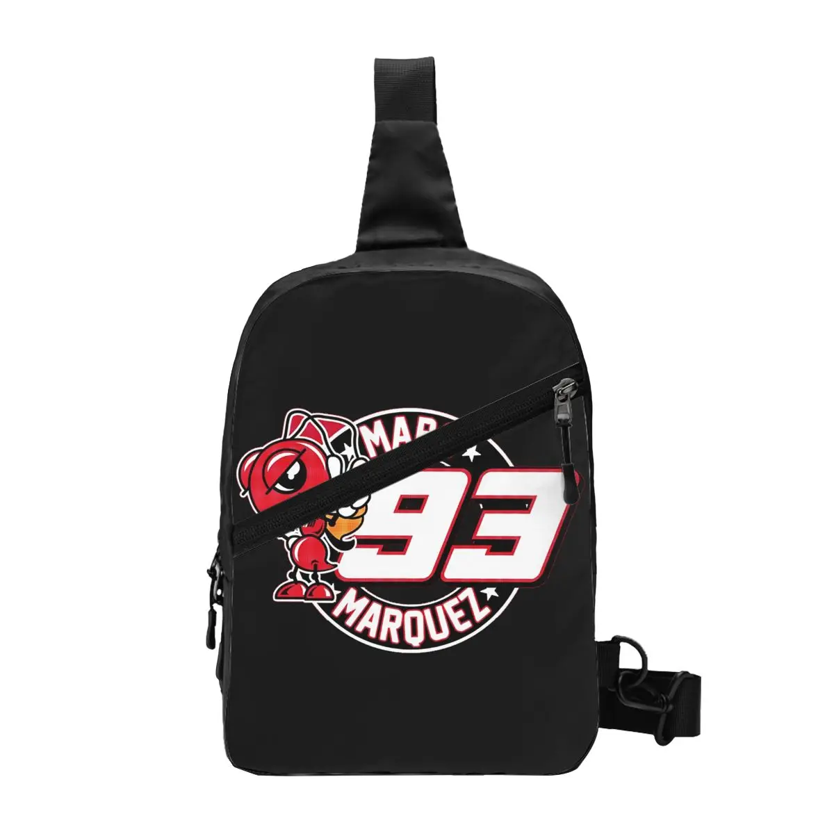 

Custom 93 Marquez Sling Bag Men Fashion Motorcycle Racing Shoulder Chest Crossbody Backpack Travel Hiking Daypack