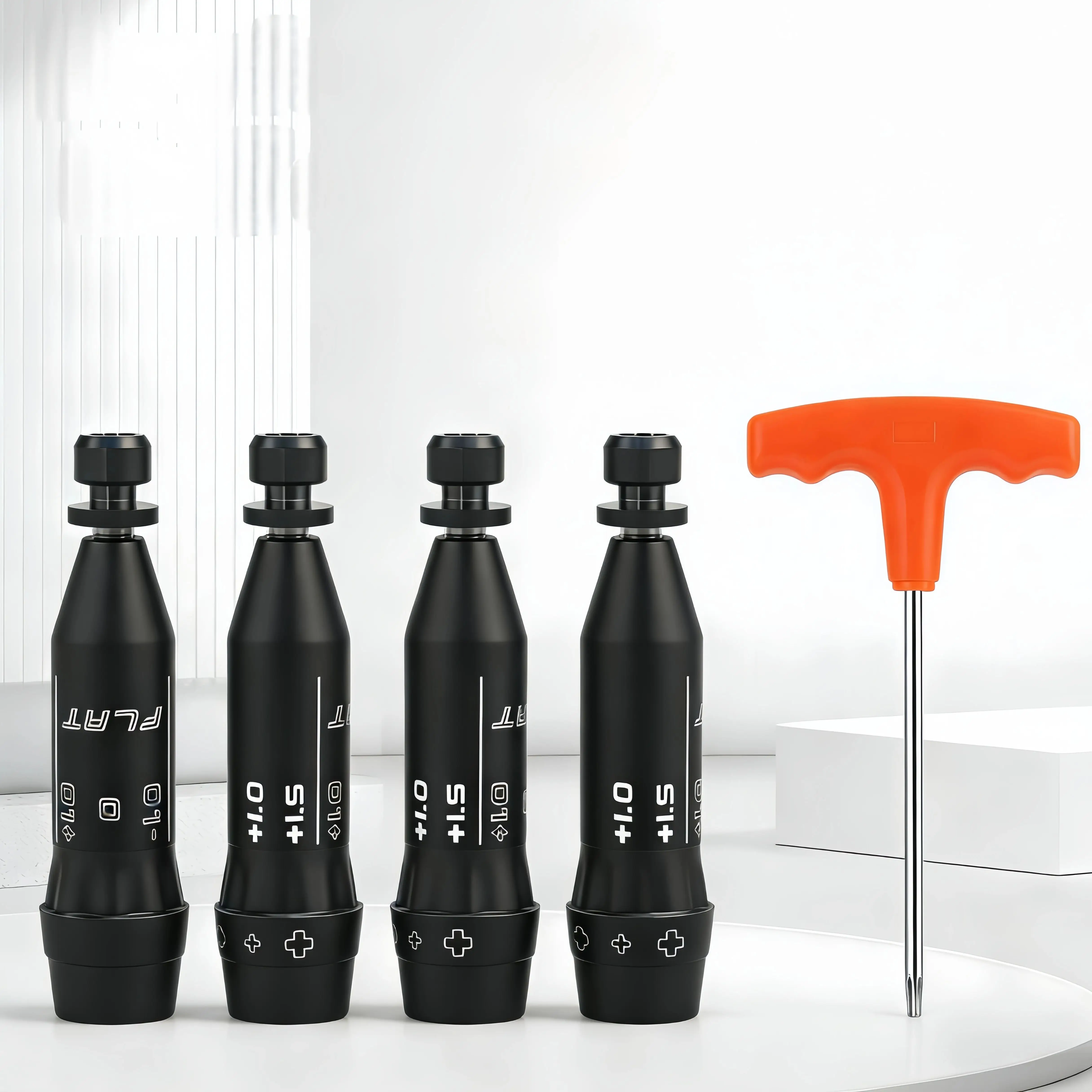 

Golf Wood Shaft Adapter Connector, Precise Angle Adjustable, High Strength Durable Material, Tight Seamless Fit No Loosening