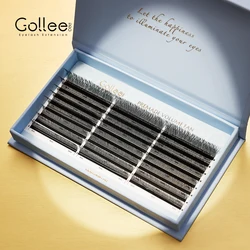 24Row Premade Fan Lashes YY Shaped C/D Curl Individual Eyelash Super Soft PBT Fiber YY Lash Extension 3D/4D/5D/6D W Shape Lashes