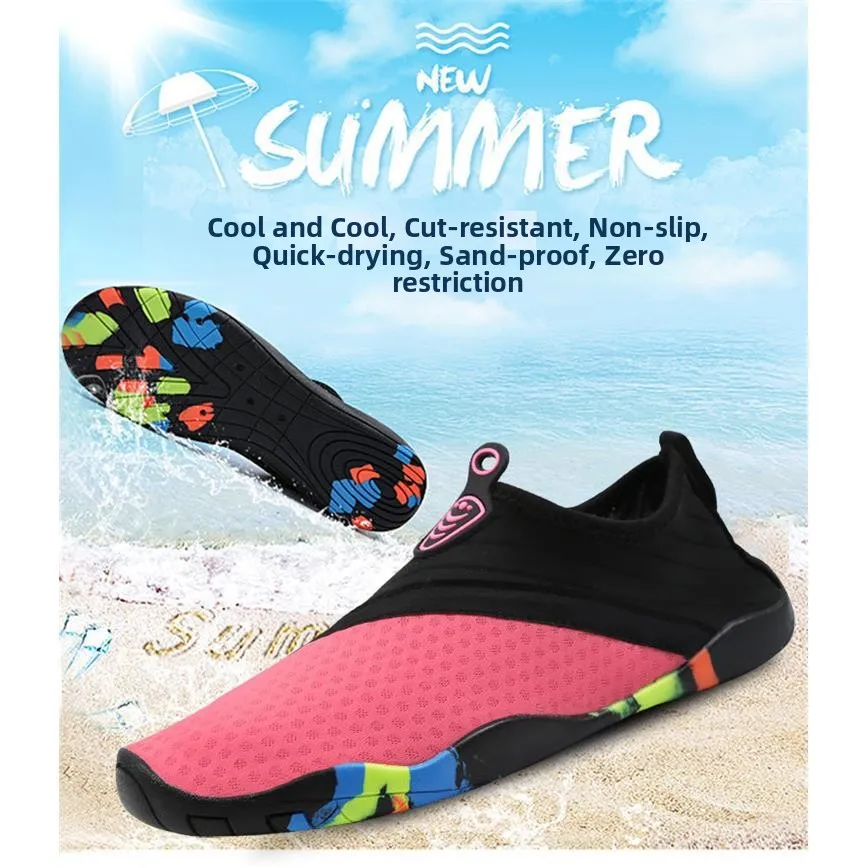 

Couple's Outdoor Beach Diving Shoes Swimming Wading Shoes Trekking Shoes Anti-slip Mesh Inner Men's Dance Sport Shoes