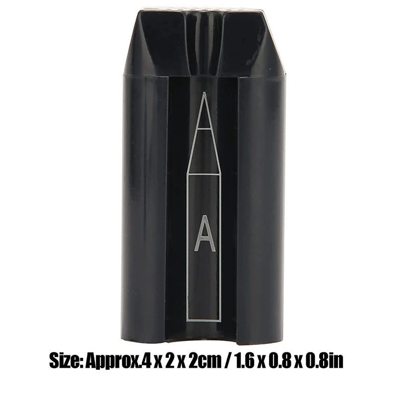 Sacapuntas para lápiz de cejas, 4 en 1, pico de pato, cosmético