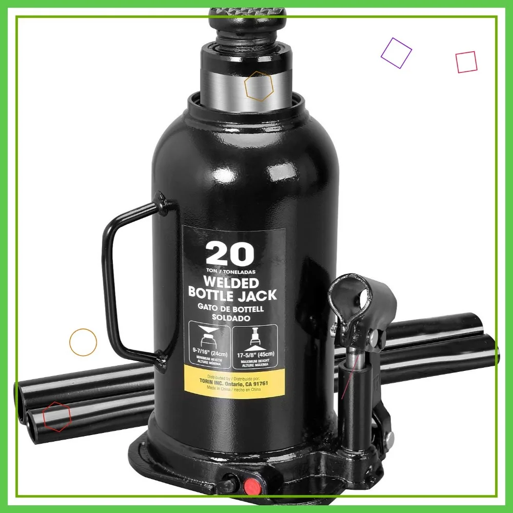 

20-тонный гидравлический домкрат для бутылок, емкость 40 000 фунтов, сверхмощный для автомобилей и грузовиков