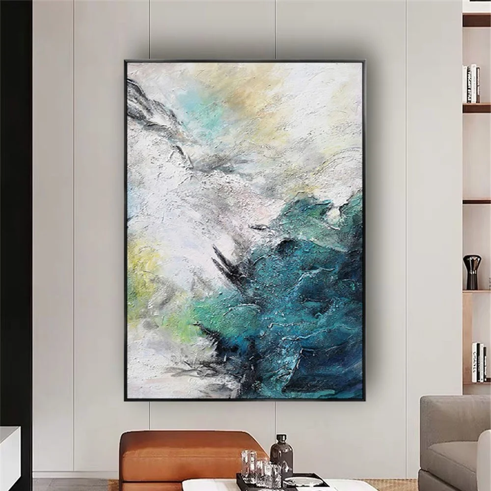 

High Quality Handmade Abstract Canvas Oil Paintings Thick Textured Nice Wall Art picture Large Modern Painting Decor Living Room