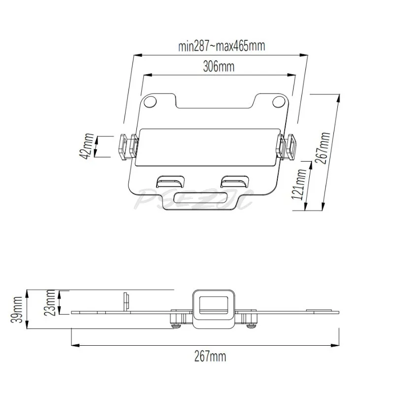 Screen Rocker Arm Height Conversion Connection Bracket Laptop Tray Monitor Mechanical Arm Extension Stand