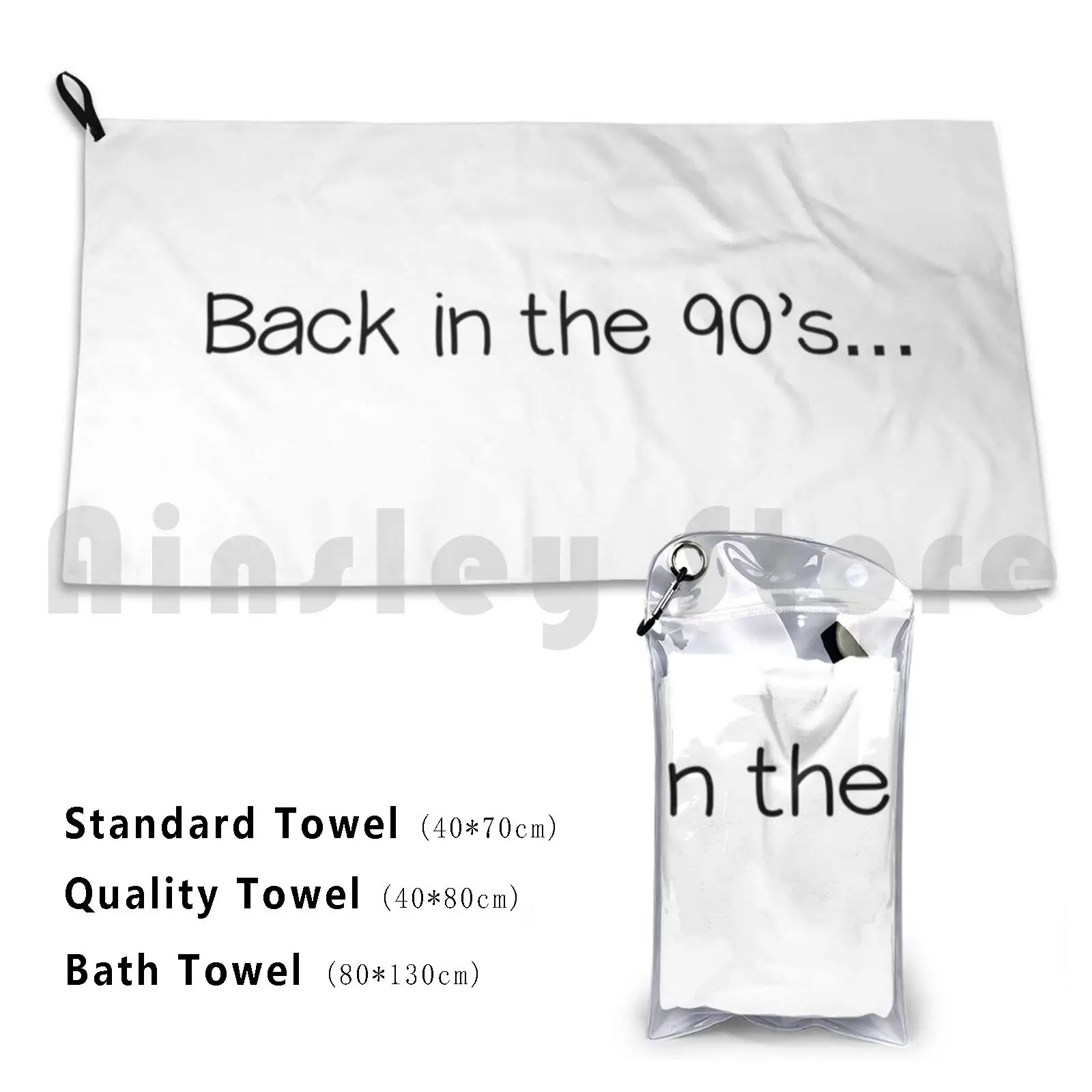 Back In The 90's... Custom Towel Bath Towel Back In The 90 S Free Churro Sarah Lynn Bojack Netflix Nerd Suck