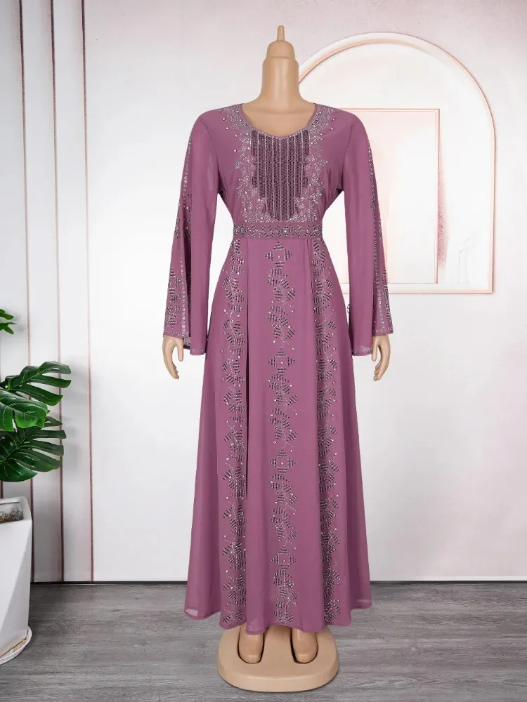 2023 Abayas Für Frauen Dubai Luxus Afrikanische Muslimischen Mode Kleid Kaftan Marocain Abend Party Kleider Boubou Kleid Djellaba Frauen