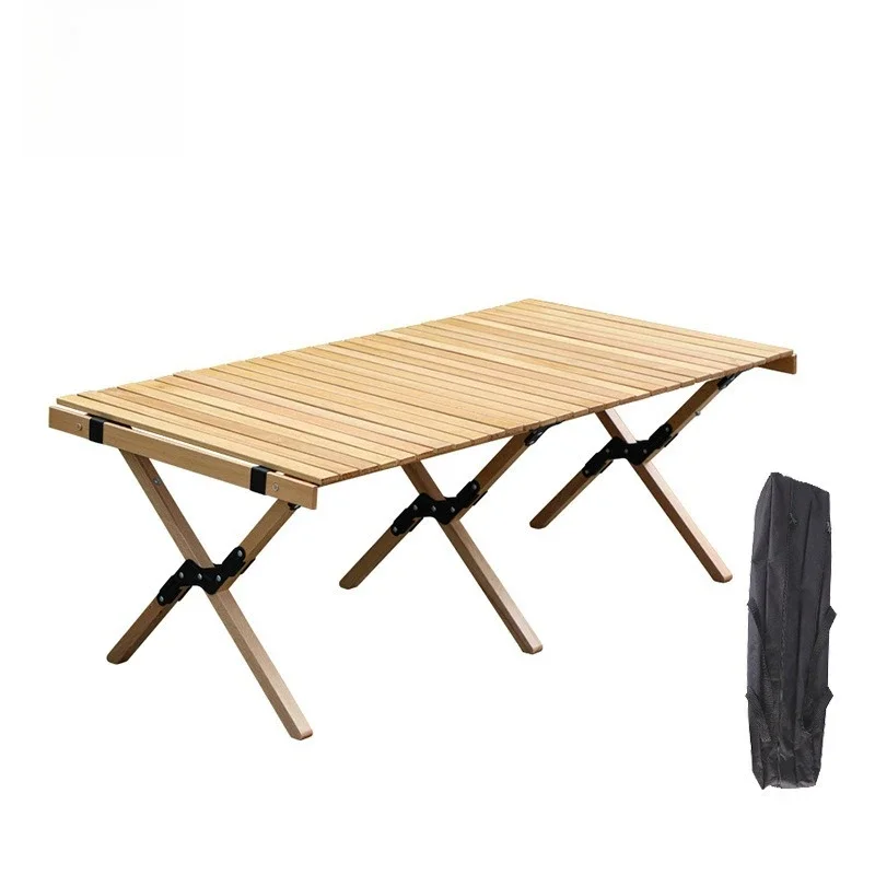 

Egg roll table outdoor convenient table and chairs camping picnic travel folding camping outdoor