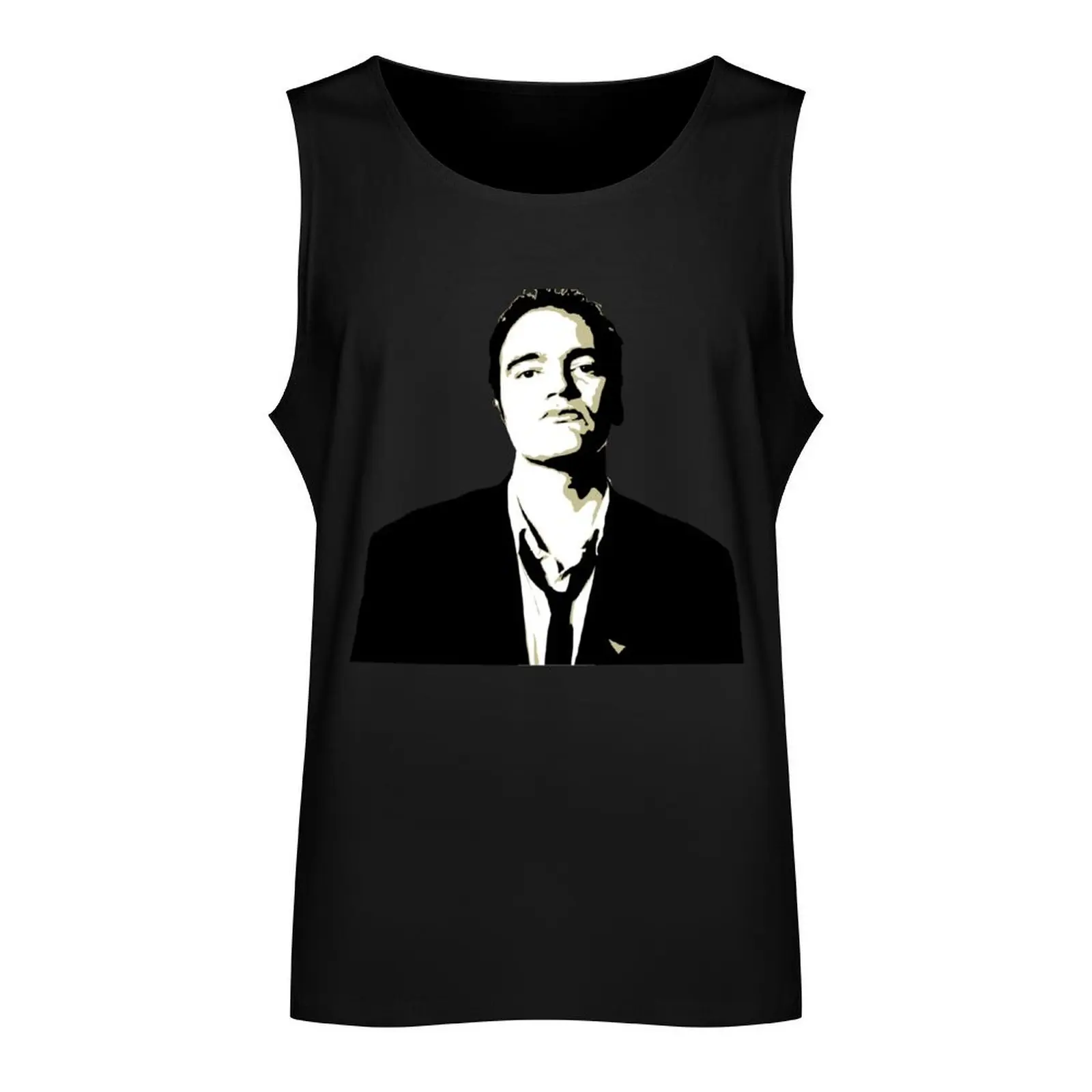 Quentin Tarantino Tank Top gym shirt men fitness clothing for men Men's fitness t-shirt