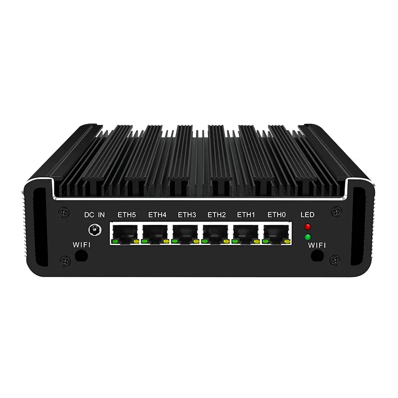 Imagem -02 - Ikuaios-mini Host Fanless Comercial G31 Pentium Core i3 6x1ge Intel I210 Firewall Doméstico Suporte Pfsense Mikrotik Sophos Esxi Pve